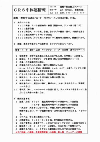 CRS中体連情報のサムネイル